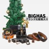 BIGHAS Men's Belt, Width 1.2 inches (3 cm), Auto Lock,