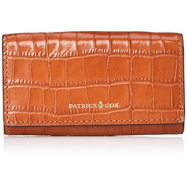 Patrick Cox Italy Croc Key Case, orange