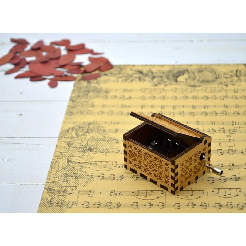 Sooharic Carrying You Music Box- 18 Note Mechanism Wooden Music