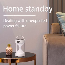 Solar Camping Lantern Rechargeable USB,COB LED Lantern Flashlight 2 Power Supply Modes Survival Kit for Emergency, Hurricane