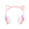 Bluetooth Cat Ear Headphones Fashionable Light Up Wireless Headset for