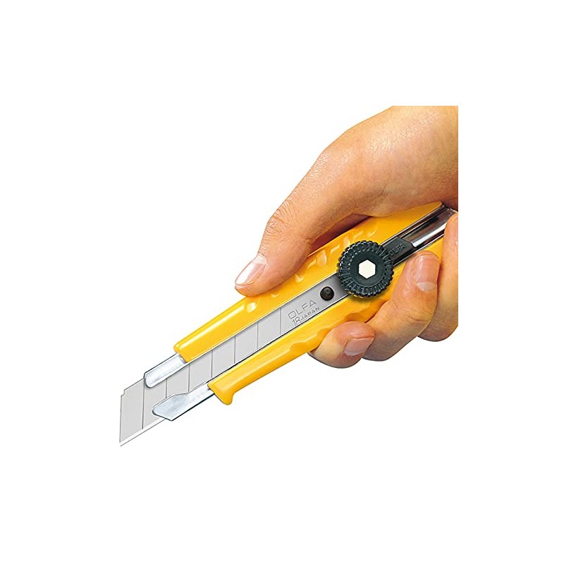 OLFA 5003 L-1 18mm Ratchet-Lock Heavy-Duty Utility Knife (3)