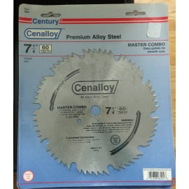 Century cenalloy steel master all purpose combo Saw Blade 60 teeth 7 1/4 08204