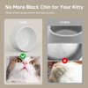 WOPET Wireless Cat Water Fountain, 3L/101oz Stylish Ceramic Pet Water