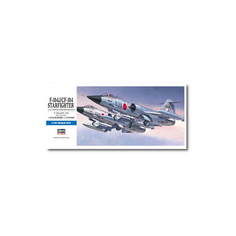 HASEGAWA 00446 1/72 F-104J/CF-104 Starfighter (JASDF/Canada) by Hasegawa