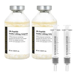 Ingredient Editor Silk Peptide Melting Thread Double Lifting Ampoule 60mlX2 + Applicator X2 / 성분에디터 실크 펩타이드 녹는실 더블 리프팅 앰플 60mlX2개 + 어플리케이터X2개