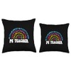 Physical Education PE Teacher Dot Day Throw Pillow