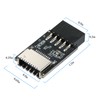 MZHOU USB 3.2 Type-E to USB 2.0 9-Pin Adapter -