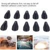 10PCS Shark Fin Kit Spoiler Wing Set with Carbon Fiber
