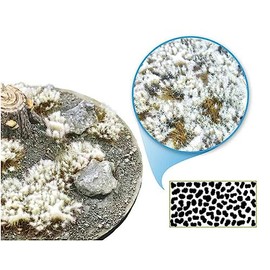 Green Stuff World For Models and Miniatures Shrubs Tufts 6 mm Frosted Snow Beige 11789