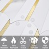 DICOFUN 1 Sheet White & Marble Look Peel and Stick