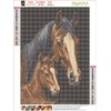 MaiYiYi Horse Diamond Painting by Numbers 5D Full Round Diamond