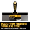 DEWALT 12" Taping Knife | Stainless Steel w/Soft Grip Handle