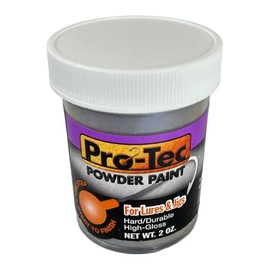 Pro-Tec Powder Paint for fishing Lures and Jigs Powder Coating for Jig Head, High Gloss Finish,Easy-to-Use Fishing Lure Paint 2 Ounce (Pro-Tec Magic Craw Blue 2oz)