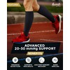 Pembrook 3 Pairs Compression Socks 20-30 mmHg - Travel Compression