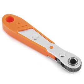 Llave de Trinquete 36 Dientes/4in para TaladroAcero 45# Resistente PVC Ergonomico para Moto Automovil BicicletaHerramienta Manual para Taller Viaje Reparaciones en Casa