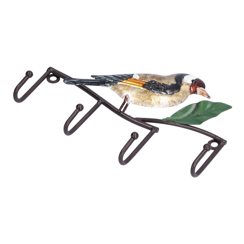 Key Hook Iron Bird Wall Hook Key Hanger Door Coat