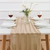 AOKSUNONA Table Runner Chiffon 27x157 Inch Brown Table Runner Fabric