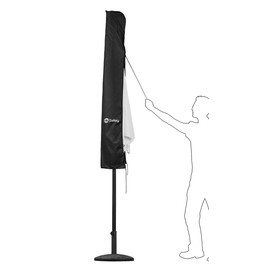 Sekey Protective Cover for Parasols with 300 cm Diameter, 100% Polyester