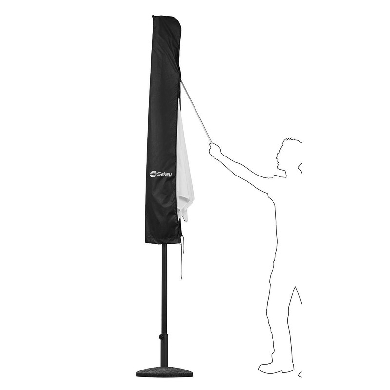 Sekey Protective Cover for Parasols with 300 cm Diameter, 100%