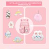 Lingletu Cute Backpack with Cute Plush and Rabbit Plush Accessories