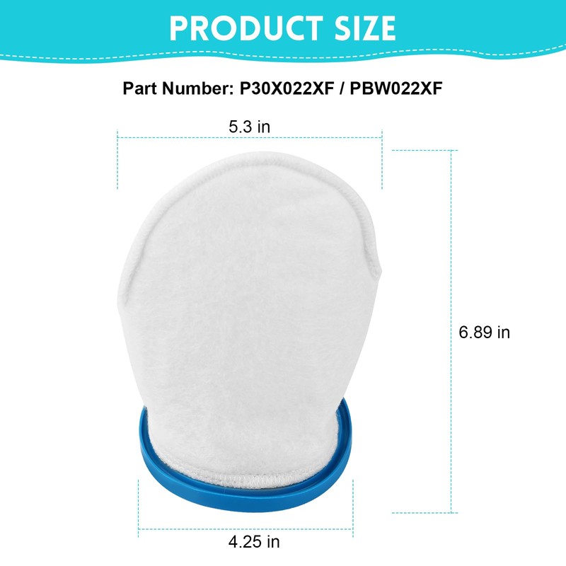 EINDER Replacement Filter Bags for Pool Blaster Max Compatible with
