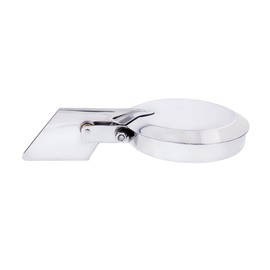 United Pacific 21326 Tapa de lluvia de acero inoxidable para pila recta de 5" de diámetro, construcción de acero inoxidable 430, diseño de contrapeso - 5" - UNA unidad