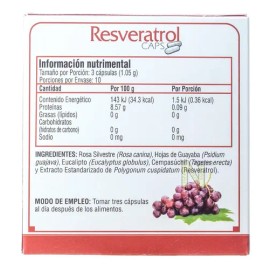 Resveratrol Greenside: Suplemento en Cápsulas con 30 Unidades