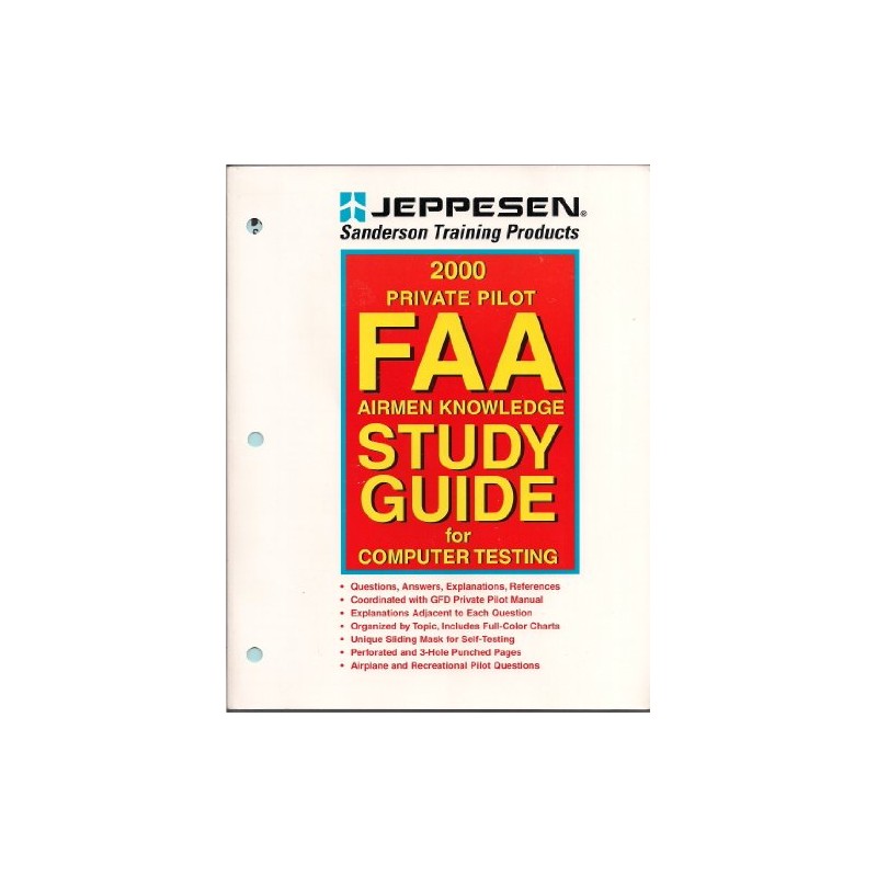 Private Pilot FAA Airmen Knowledge Study Guide for Computer Testing: