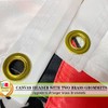 Double Sides Old Canada Blue Ensign Flags 2.5x5Ft-Glossy Silk Satin