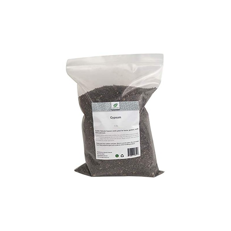 Gypsum Fertilizer 5 Pounds - Garden Naturals