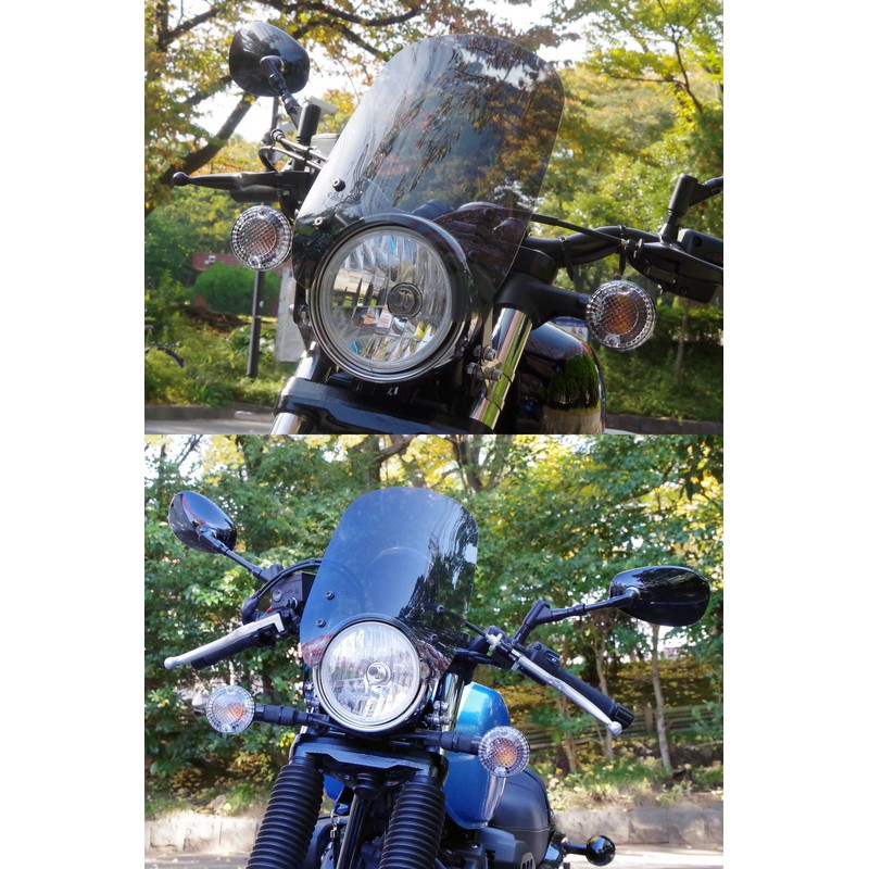 Worldwalk BOLT/C/R SCR950 Fork Mount Screen Long Smoke ws-26-2ls