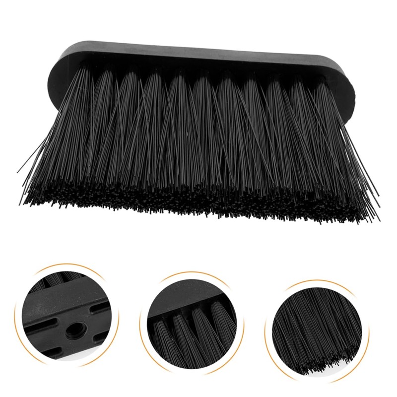 Mikinona Fireplace Brush Replacement Head Handheld Whisk Broom for Chimney