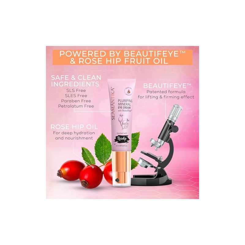 CREMA MINERAL RELLENO PARA OJOS CON ACEITE DE FRUTA DE