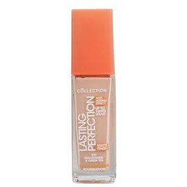 Collection Cosmetics Lasting Perfection Matte Foundation, Full Coverage, Anti-Ageing Effect, 8W Beige Warm 27ml