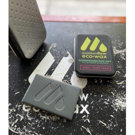 mountainFLOW Biodegradable Ski/Snowboard Race Wax | Cold, Cool, Warm | Great Glide + Durability | Eco-Friendly. 0% Petroleum! | Cold: -5-15F| 40 g