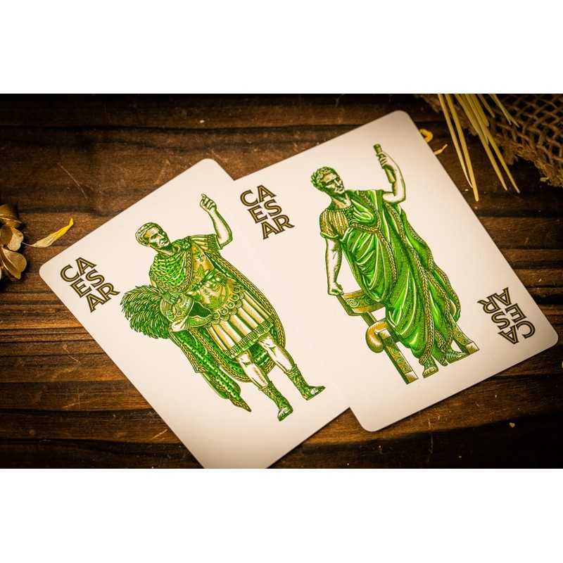 Caesar Playing Cards (Green Edition)