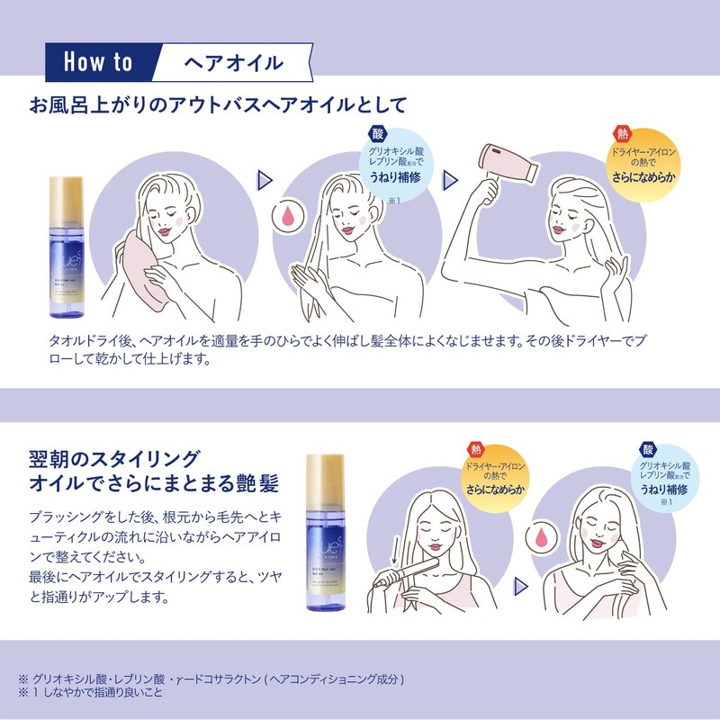True Bies Free Acid Heat TR Hair Oil