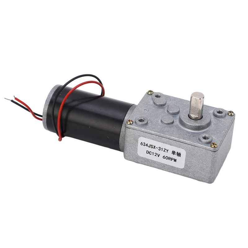 60RPM Single Shaft DC Geared Motor High Transmission Accuracy Speed