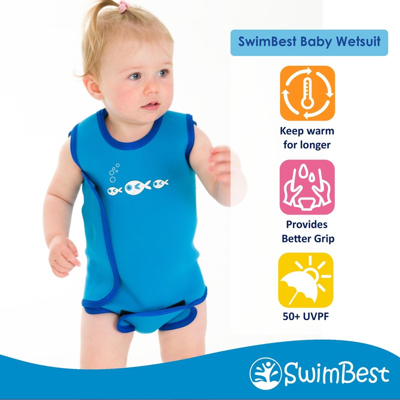 Swimbest Neoprene Baby Wetsuit - Baby Swimming Costume with 50+