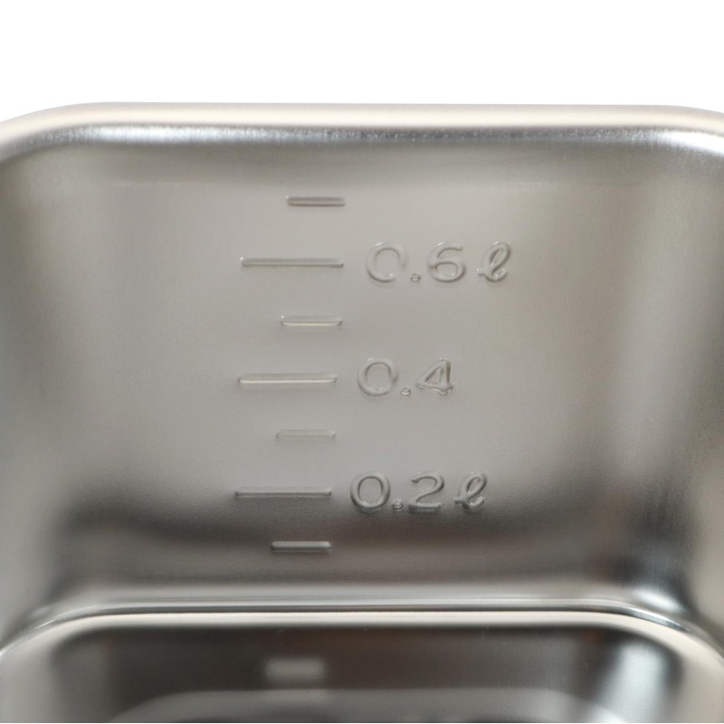 Sugiko SH-4210 Shallow Shaped Square Kitchen Pot with 8-Scale (with