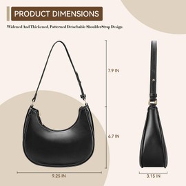 Suhatjia Shoulder Bags for Women,Classic Cute Hobo Tote Handbag Mini Clutch Purse with Zipper Closure