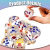 LvYiLinggg 6 Sided 25mm Clear Large Dice for Party, KTV,