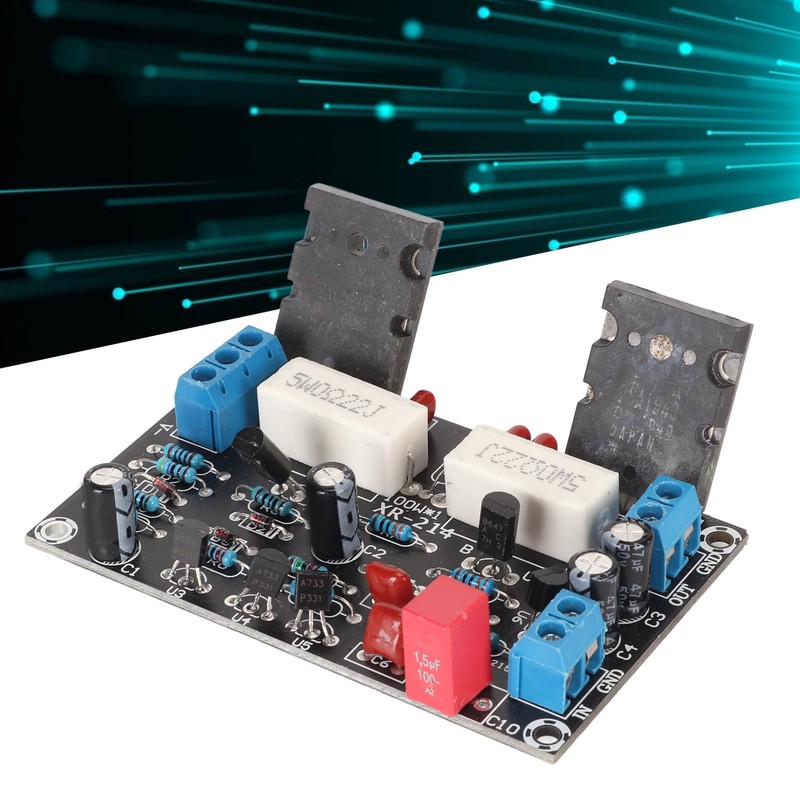 Power Amplifier Board Mono High Power 2SC5200 2SA1943 Quiet 100W