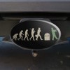 GRAPHICS & MORE Zombielution Evolution Oval Tow Trailer Hitch Cover
