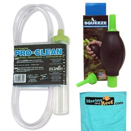 Inland Seas Python Pro-Clean Small, 1" X 12" Tube w/ 6 ft. Hose & Squeeze Bundle (3 Items)
