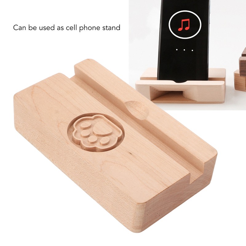 Cute Cat Paw Pattern Wood Essential Oil Diffuser Aromatherapy Essential