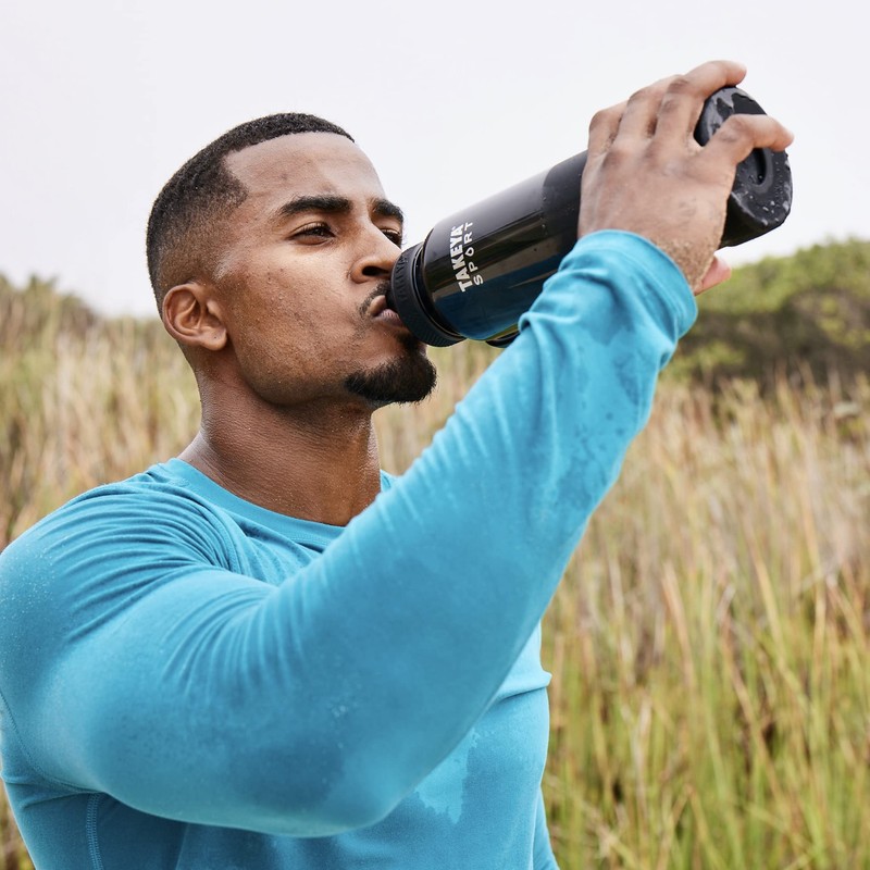 Takeya Premium Quality Tritan Sport Water Bottle with Spout Lid,