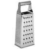 Cheese Grater, Stainless Steel, 4-Sided Square Grater & Kitchen Grater,