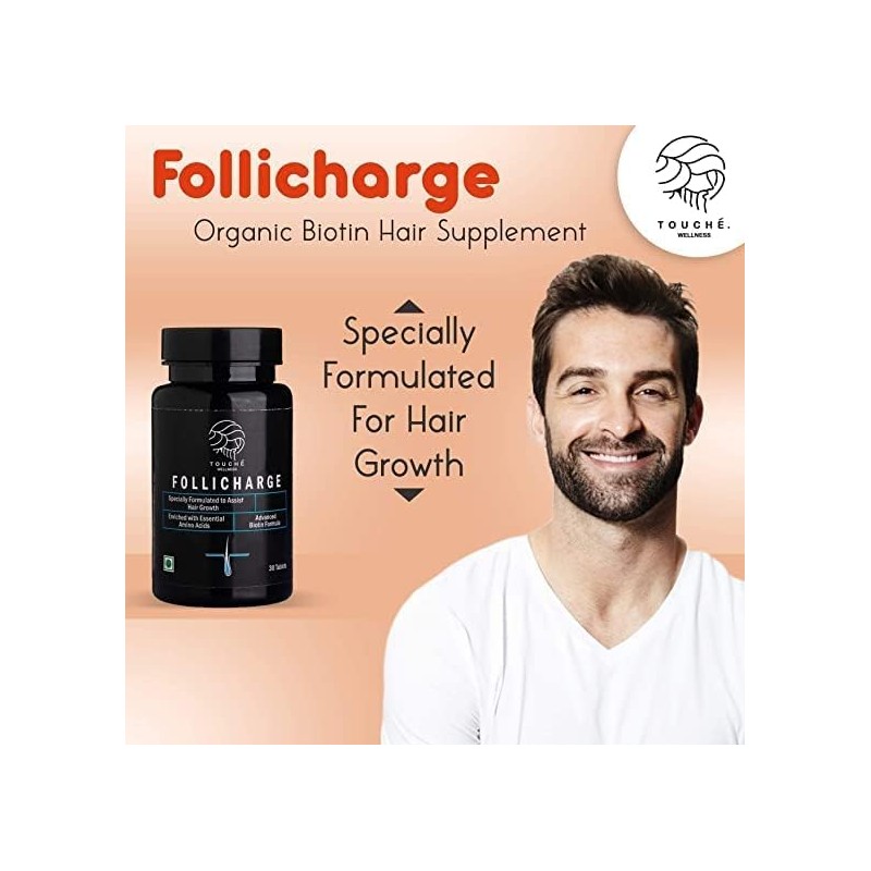 Generic Follicharge Multivitamin Tablets for Men and Women, 30 Tablets